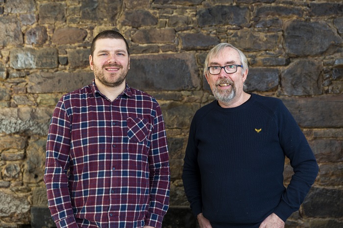 Jamie Trout (Head of Digital) and Nigel Gallear (Digital Inclusion Programme Manager)  - Digital Team at Simon Community Scotland. Picture Copyright: Iain McLean