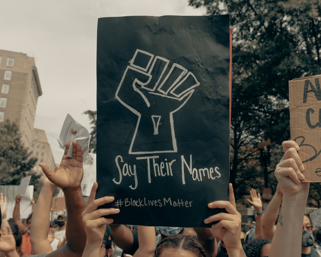 Black Lives Matter protests. Photo by Clay Banks on Unsplash
