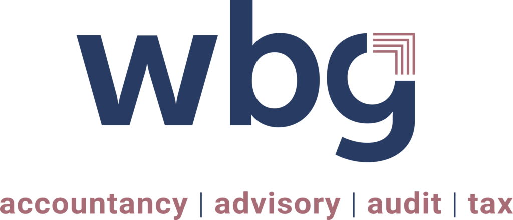 wbg logo and strapline: accountancy, advisory, audit, tax.